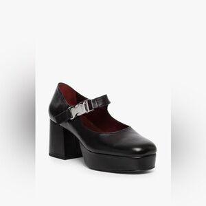 STAUD / OZZY Buckle Platform / Black / Size 37
